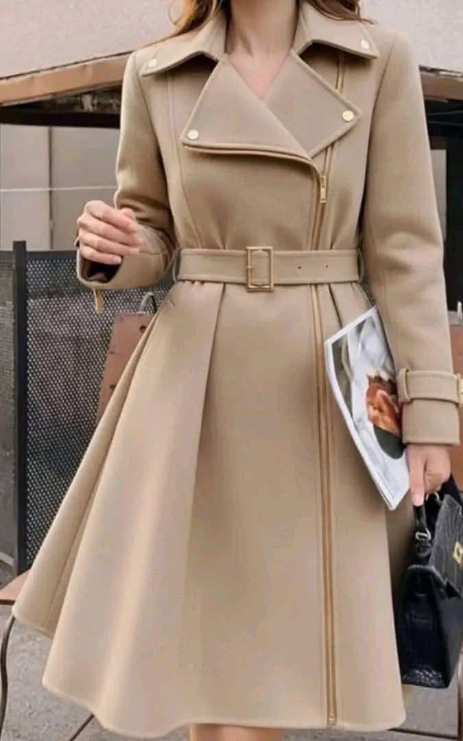 Manteau robe ceinture