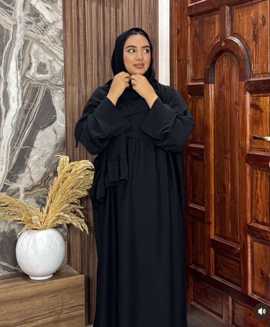 Abaya avec chal alhichma