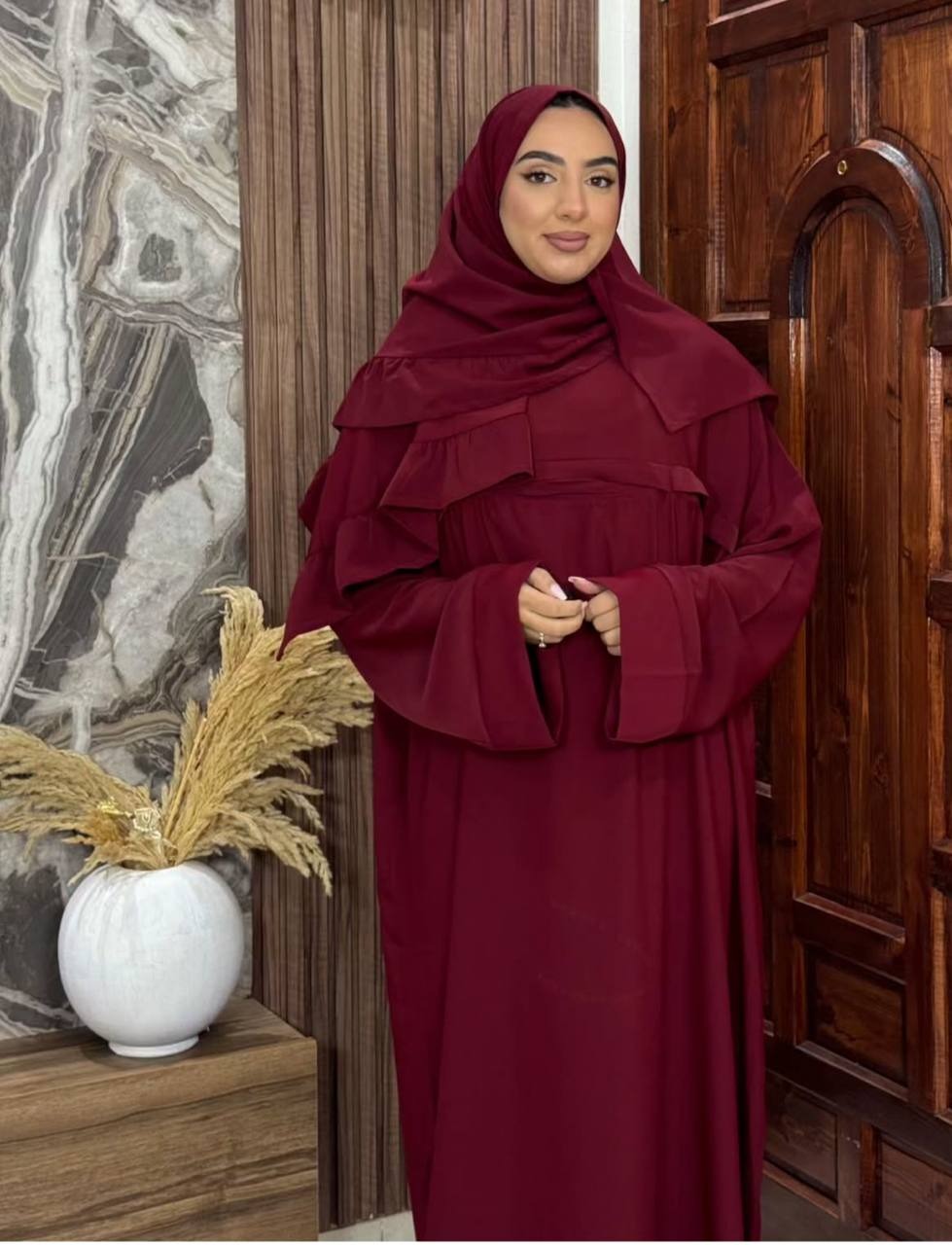 Abaya avec chal alhichma